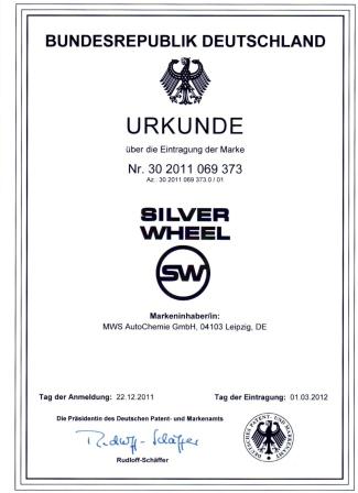 German Certificate of trademark