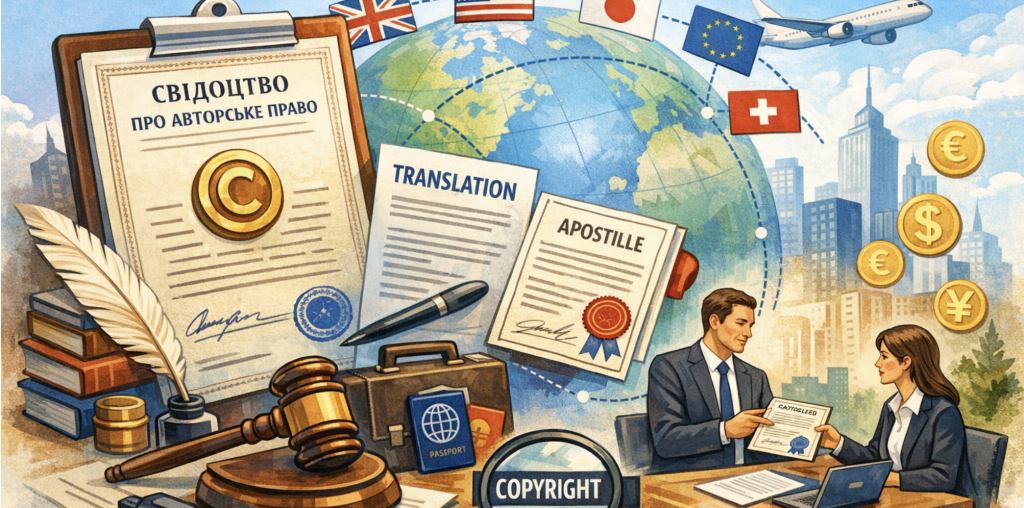 Регистрация авторского права, перевод и апостиль свидетельства об авторском праве
